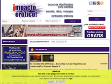 Tablet Screenshot of impactoerotico.com